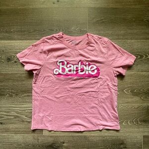 Old Navy Barbie boxy graphic tee